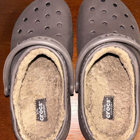 NWOT Crocs classic lined clogs size 13 - Picture 4 of 7